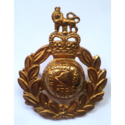 Royal Marines Cap Badge - Queen's Crown - British Army Insignia