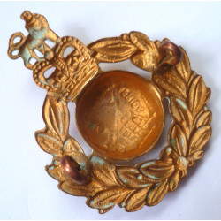 Royal Marines Cap Badge - Queen's Crown - British Army Insignia