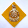 Lancastrian Brigade Staybrite Cap Badge - Queen's Crown - British Army Insignia
