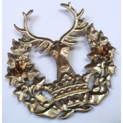 Gordon Highlanders Glengarry/Cap Badge - British Army Insignia