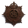 WW1 Army Service Corps Officers Bronze Cap Badge - British Army Insignia
