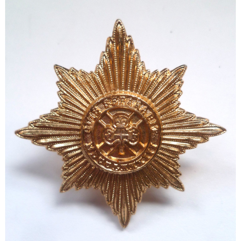 Irish Guards Staybrite Cap Badge - British Army Insignia