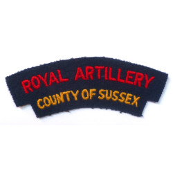 257th (County of Essex) Field Regiment Shoulder Title  - British Military Insignia