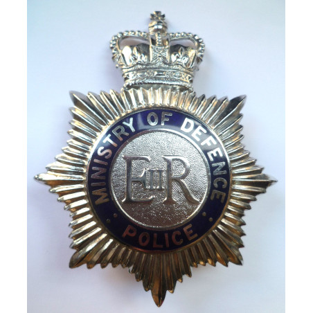 Ministry Of Defence Police Helmet Plate - British Police Insignia