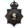 Liverpool City Police Night Duty Helmet Plate -King's Crown - British Police Insignia