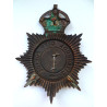 Liverpool City Police Night Duty Helmet Plate -King's Crown - British Police Insignia