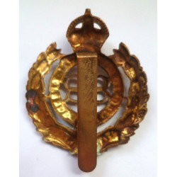 Royal Engineers Edward VIII Cap Badge - British Army Insignia