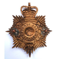 Royal Marines Pith Helmet Plate/Badge - Queen's Crown- British Army Insignia