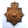 Royal Marines Pith Helmet Plate/Badge - Queen's Crown- British Army Insignia