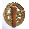 WW1 York And Lancaster Regiment All Brass Economy Cap Badge - British Army Insignia