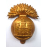Inniskilling Fusiliers Regiment All Brass Economy Cap Badge - British Army Insignia