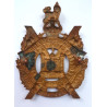 WW1 King's Own Scottish Borderers Regiment All Brass Economy Cap Badge - British Army Insignia