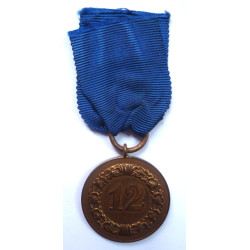 WW2 German "Wehrmacht" Army 12 Year Long service Medal - German Third Reich