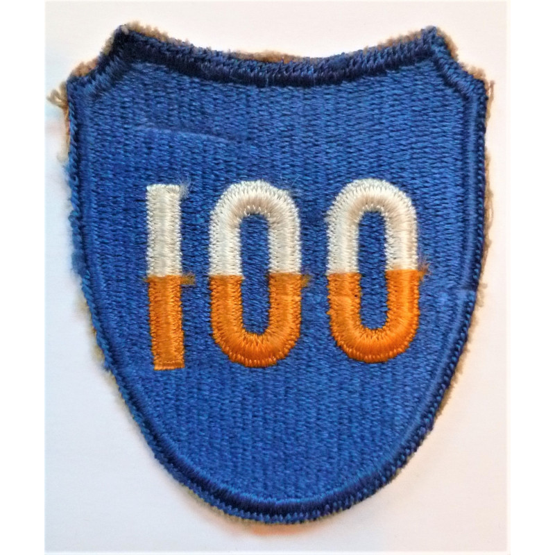 WW2 United States Army 100th Division Cloth Patch Badge