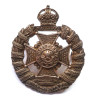 Rifle Brigade Officers Sterling Silver Cap Badge Dated 1944 - British Military Insignia