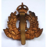 The Suffolk Regiment All Brass Economy Cap Badge - British Military Insignia