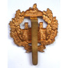 WW1 The Essex Regiment All Brass Economy Cap Badge - British Military Insignia