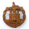 WW1 Dorsetshire Regiment All Brass Economy Cap Badge - British Military Insignia