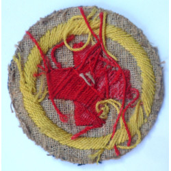 WW1 Royal Army Medical Corps NCOs Red Cross Sleeve Badge- British Military Insignia