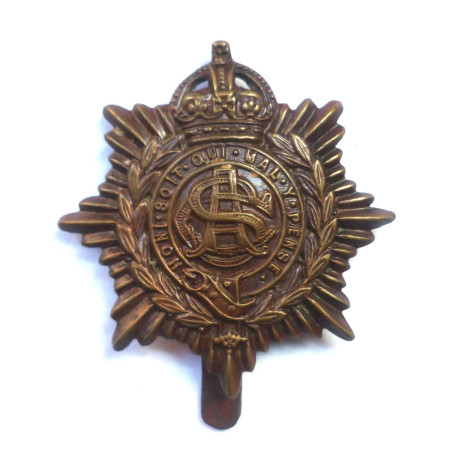 WW1 Army Service Corps Economy Cap Badge - British Military Insignia