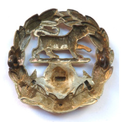 Late Victorian/ Edwardian Hampshire Regiment Cap Badge - British Military Insignia