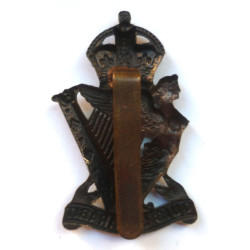 WW2 Royal Irish Rifles Cap Badge- British Military Insignia