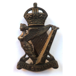 WW2 Royal Irish Rifles Cap Badge- British Military Insignia