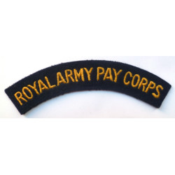 Royal Army Pay Corps Cloth Shoulder Patch - British Military Insignia