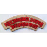 Royal Engineers Parachute Cloth Shoulder Patch - British Military Insignia