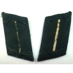 Pair WW2 German Army M36 Tunic Medical Collar Tabs - German Third Reich Insignia