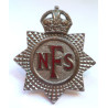 National Fire Service Cap Badge - NFS - British Military Insignia