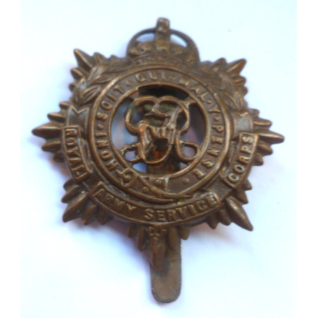 WW2 Royal Army Service  Corps Cap Badge - RASC- British Military Insignia