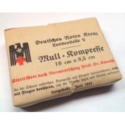 WW2 German Red Cross Compress/Bandage 1941 - DRK- German Third Reich Insignia
