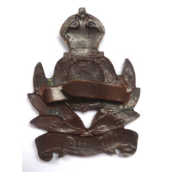 WW2 Intelligence Corps Bronze Officers Cap Badge - British Military Insignia