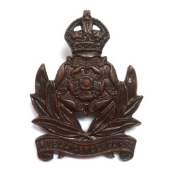 WW2 Intelligence Corps Bronze Officers Cap Badge - British Military Insignia