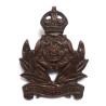 WW2 Intelligence Corps Bronze Officers Cap Badge - British Military Insignia