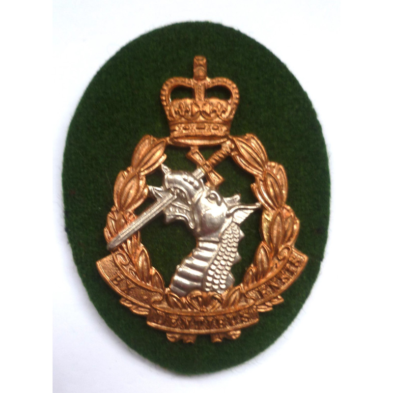 Royal Army Dental Corps Cap Badge - Queen's Crown - British Military Insignia