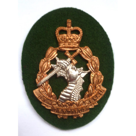 Royal Army Dental Corps Cap Badge - Queen's Crown - British Military Insignia