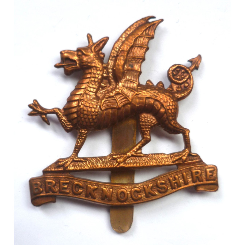 The Brecknockshire Territorials Cap Badge - British Military Insignia