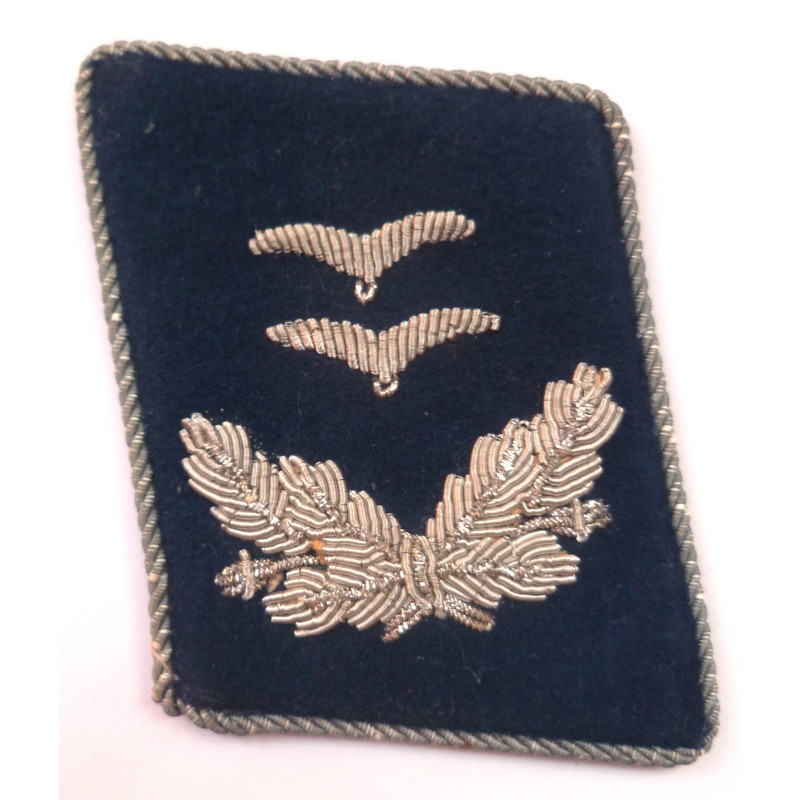 WW2 German Luftwaffe Medical Officer First lieutenant Rank Collar Insignia- Third Reich Insignia