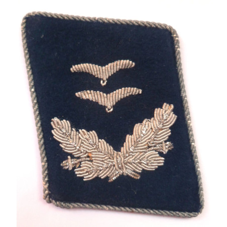 WW2 German Luftwaffe Medical Officer First lieutenant Rank Collar Insignia- Third Reich Insignia