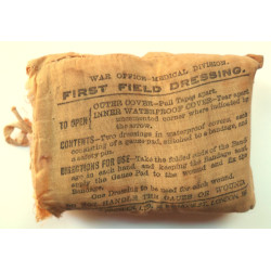 WW1 First Field Dressing May 1918  - British Military Insignia