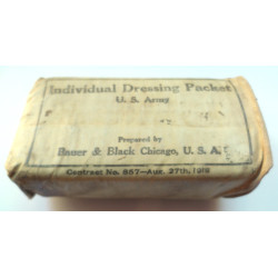 US Army Individual Dressing Packet Aug 27th 1918 - United States