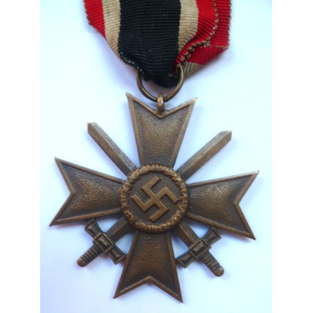 WW2 German War Merit Cross With Swords 2nd class - Third Reich Insignia