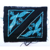 WW2 German Hitler Youth Luftwaffe Flak Helper Breast Eagle Uncut Pair - Third Reich Insignia