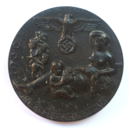 WW2 German Reichsparteitag Abzeichen 1939 Tinnie/Badge - Third Reich Insignia