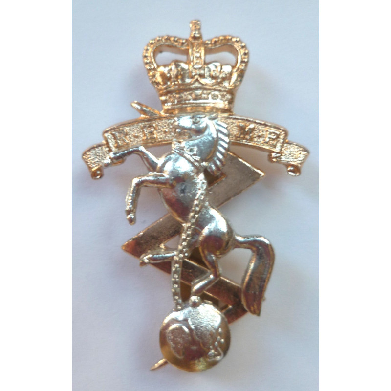 Royal Electrical Mechanical Engineers Staybrite Cap Badge - REME- British Military Insignia