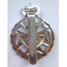 Green Jackets Brigade Staybrite Cap Badge - British Military Insignia