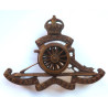 Royal Artillery Territorials Officers Bronze Cap Badge - British Military Insignia