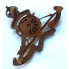 Royal Artillery Territorials Officers Bronze Cap Badge - British Military Insignia